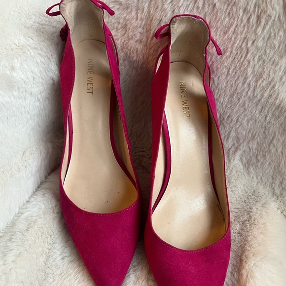 Nine West Shoes - Nine West Fuchsia Heels
